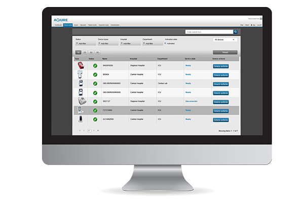 A POC IT solution connecting to different devices